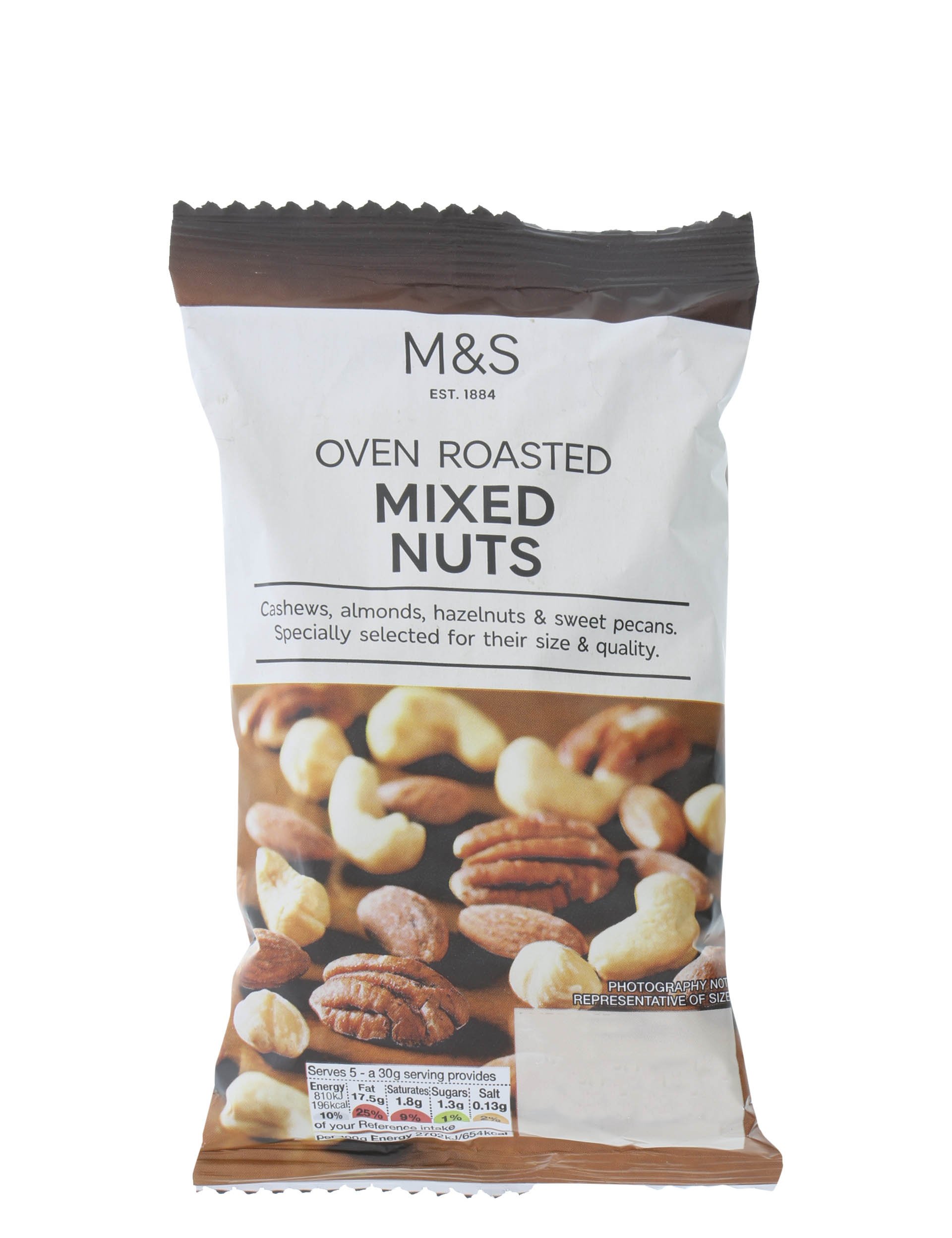 Oven Roasted Mixed Nut - Marks & Spencer Cyprus