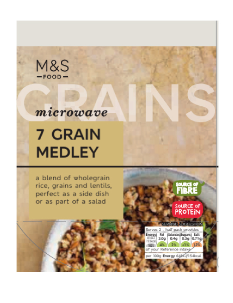 Microwave 7 Grain Medley - Marks & Spencer Cyprus